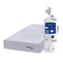Colchn de Espuma 1 1/2 Plazas 100x200 Superflex