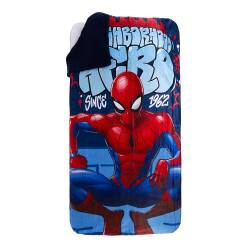 Frazada Con Corderito 1 1/2 Plaza 150x220 Spiderman