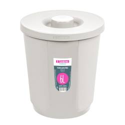 Cesto de Residuos Sanremo 6 Litros Blanco