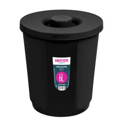Cesto de Residuos Sanremo 6 Litros Negro