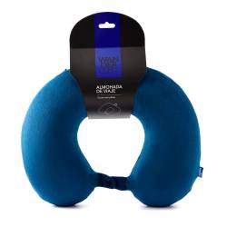 Almohada de Viaje Wanderlust 33x28 Azul