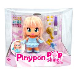 Mueca Pinypon con Accesorios Para Peinar