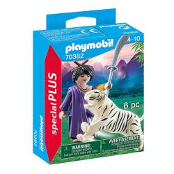 Mueco Luchador Asitico con Tigre 6 Piezas Playmobil