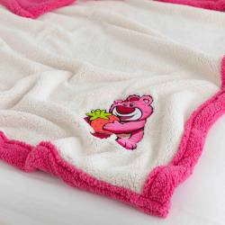 Manta Sherpa con Aplique 180x130 Lotso
