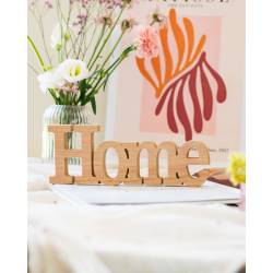 Palabra Decorativa Home Kov Design Madera