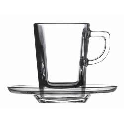 Juego de Jarros con Plato x6 Unid. Pasabahce 72 Ml