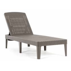 Reposera de Ratán Jaipur Capuccino Marrón