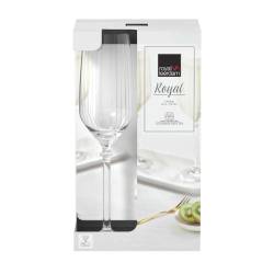 Set de Copas Champagne x4 Unid. Royal 220 Ml
