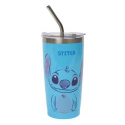 Vaso 0,600 Lts Acero Lilo & Stitch