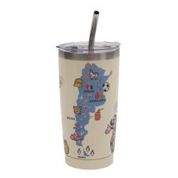 Vaso 0,600 Lts Acero Mickey