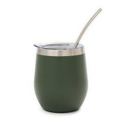 Mate con Bombilla Pampa Spirit 220ml Acero Verde