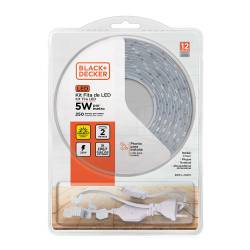 Kit Tira Cálida Led Black+Decker 5W 2Mts