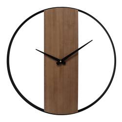 Reloj de Pared 60 Cm Metal y Madera Suka