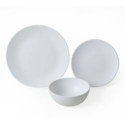Set de Vajilla 12 Piezas Aston Blanco