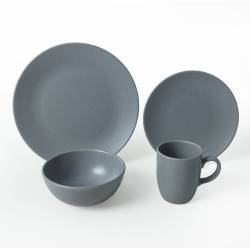 Set de Vajilla 16 Piezas Aston Gris