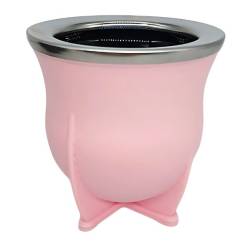 Mate Orgon 210ml Vidrio Rosa