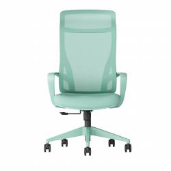 Silla de Oficina Respaldo Curvo Verde