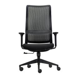 Silla de Oficina Respaldo Ergonómico Negra