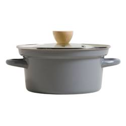 Cacerola Enlozada de 20 cm Gris