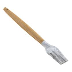 Pincel De Silicona Simil Marmol Mango De Madera 27 Cm