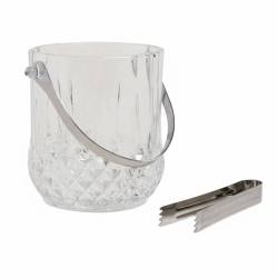 Hielera De Vidrio Con Pinza