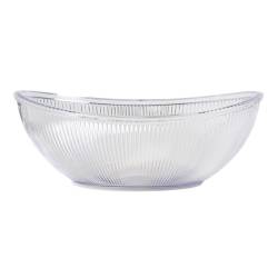 Ensaladera Oval De Acrílico Galata Transparente 3300 Ml