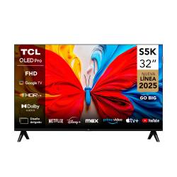 Tv 32" TCL FHD QLED Google 32S5K-F