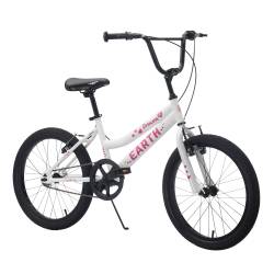 Bicicleta BMX 360 Earth Rodado 20 Infantil Blanca