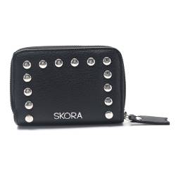 Billetera Modax Negra 12x10cm