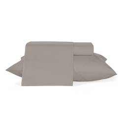 Juego de Sábanas 2 1/2 Plazas Gris