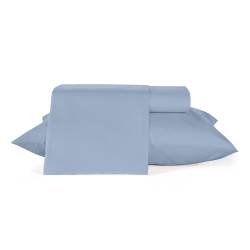 Juego de Sábanas 2 1/2 Plazas Azul