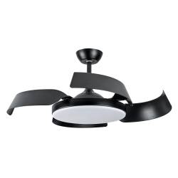 Ventilador Retractil Protalia Negro