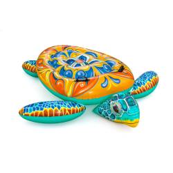 Flotador Inflable Bestway Tortuga Mediterránea 186x168x42cm