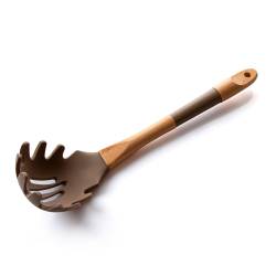 Cuchara para Spaguetti de Bambú y Silicona