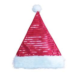 Gorro Navideño con Lentejuelas 40 cm