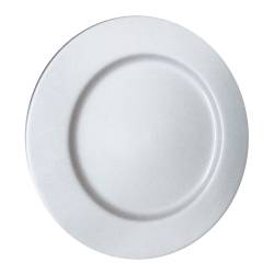 Plato Decorativo Melamina 33 cm Plateado