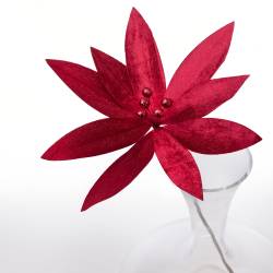 Flor 25 cm Bordo