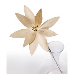 Flor 25 cm Champagne