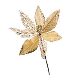 Flor 25 cm Dorado