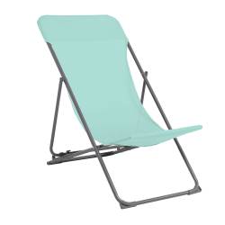 Reposera Plegable Acero Verde