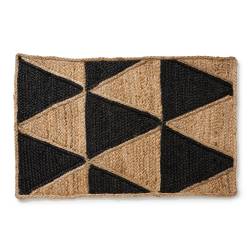 Alfombra Rectangular de Yute 60x90cm Triangulos