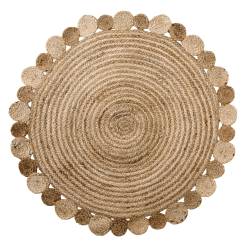 Alfombra Circular de Yute 100cm