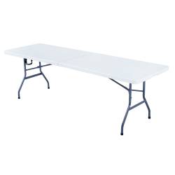 Mesa Plegable Portátil Blanca Traful 244x75x74