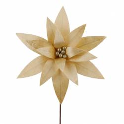 Flor 35 cm Dorado