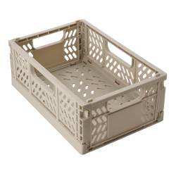 Canasto Plegable Chico Cocina & Bazar Marrón