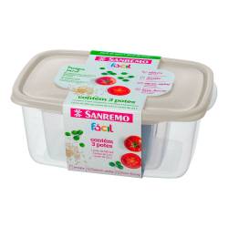 Set x3 Herméticos Rectangulares Sanremo