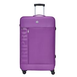 Valija Semi Rígida 4 Ruedas Earth 360 Púrpura 20-28"