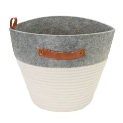 Canasto de Algodón Tejido Cocina & Bazar