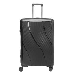 Valija Rígida 4 Ruedas Earth 360 Negro 56-74 cm