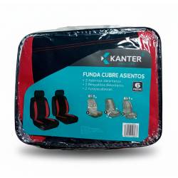 Juego x6 Fundas Asiento Delantero Universales Kanter